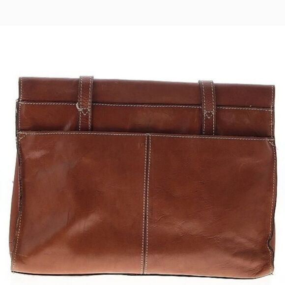 Patricia Nash Brown Leather Shoulder Bag Preloved Condition - Picture 3 of 12